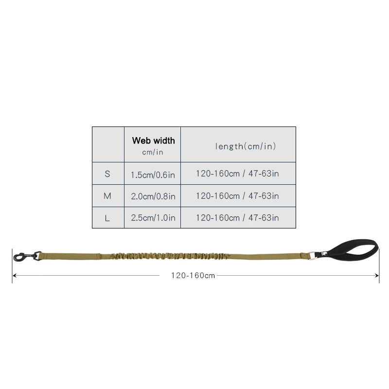 Adventure Pro Elastic Dog Leash – Comfort and Control for Every Walk