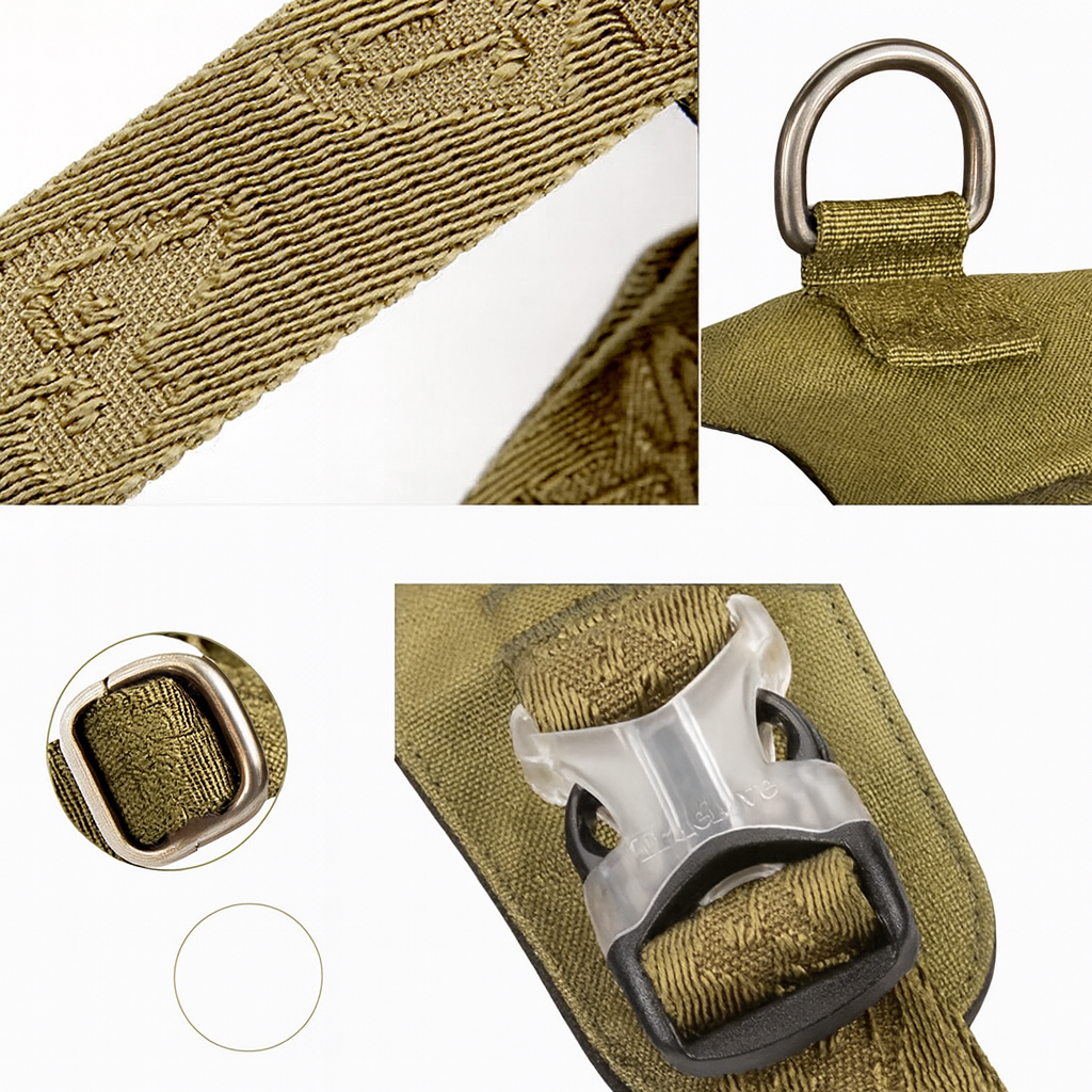 Tactical Reflective No-Pull Dog Harness – Adjustable, Durable and Comfortable Outdoor Gear