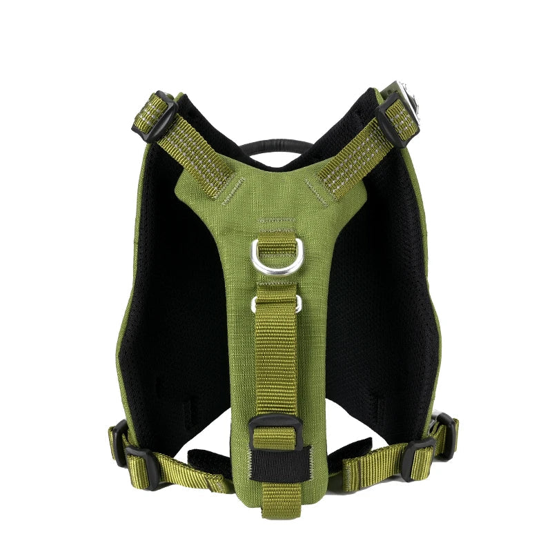 Dog Backpack Pet Harness Manufacturer Adjustable Tactical Handle Full Body Dog Vest for Hiking Training Outdoor TLB2251