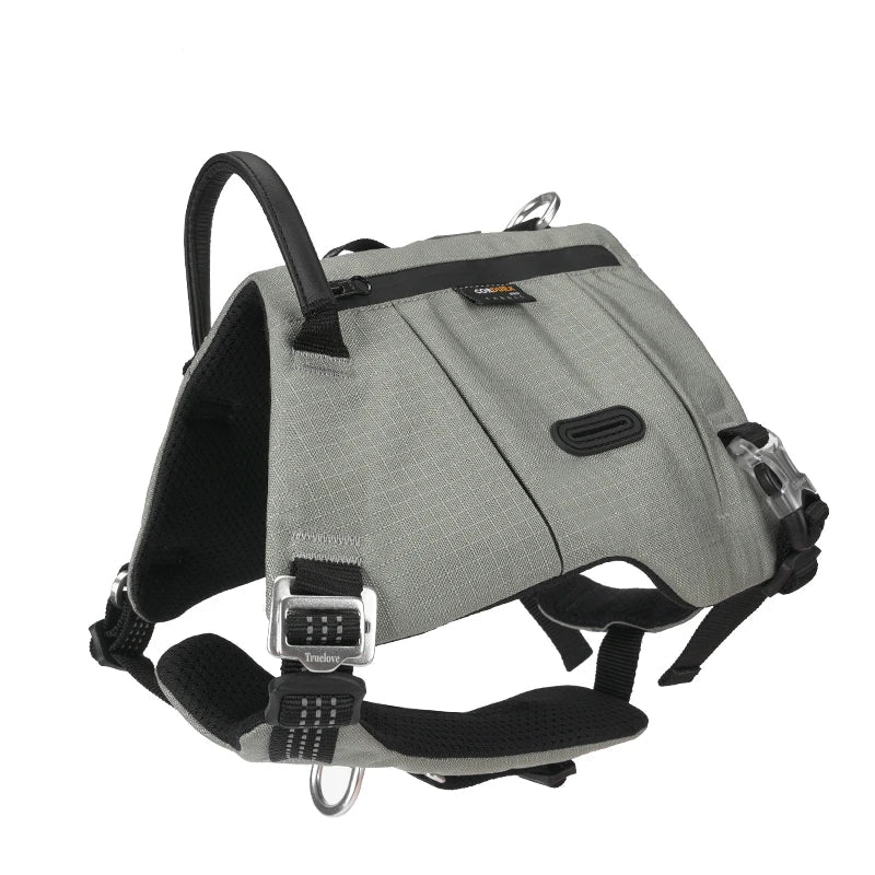 Dog Backpack Pet Harness Manufacturer Adjustable Tactical Handle Full Body Dog Vest for Hiking Training Outdoor TLB2251