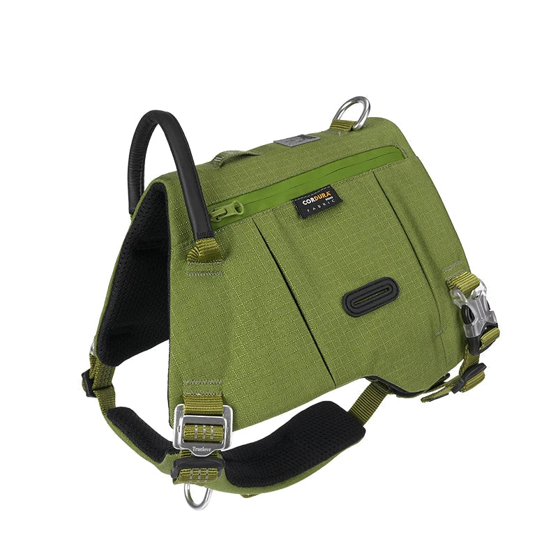 Dog Backpack Pet Harness Manufacturer Adjustable Tactical Handle Full Body Dog Vest for Hiking Training Outdoor TLB2251